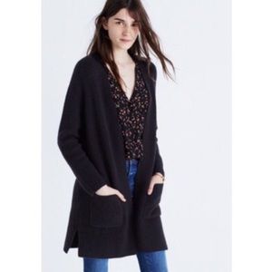 Madewell Backstage Cardigan Sweater Wool Coat